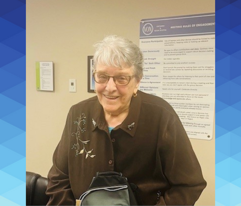 VON volunteer smiling