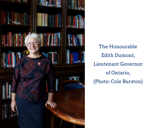 Edith Dumont, Lieutenant Governor of Ontario
