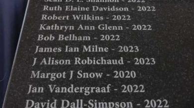 13 names added during the 25th annual Memorial Garden ceremony