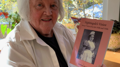 Author Dr. Barbara Keddy with her new book