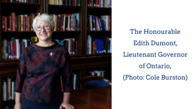 Edith Dumont, Lieutenant Governor of Ontario