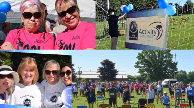 Collage of participants at the VON Activity Challenge 